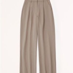Abercrombie & Fitch Taupe Women's Trousers
